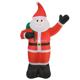 Living Fusion Santa Claus LED Inflatable Christmas Decoration