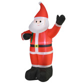 Living Fusion Santa Claus LED Inflatable Christmas Decoration