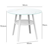 Living Fusion Amos Outdoor Dining Table