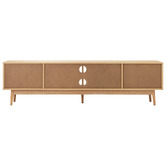 Living Fusion 180cm Vesta Rattan TV Unit