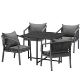 Living Fusion 4 Seater Jasmine Outdoor Dining Set