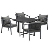 Living Fusion 4 Seater Jasmine Outdoor Dining Set