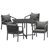 Living Fusion 4 Seater Jasmine Outdoor Dining Set