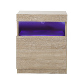 Living Fusion Oswin LED Bedside Table