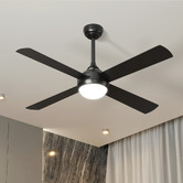 Living Fusion Hodson 132cm AC Ceiling Fan with LED Light &amp; Remote Control