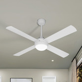 Living Fusion Hodson 132cm AC Ceiling Fan with LED Light &amp; Remote Control