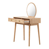 Living Fusion Vesta 2 Drawer Dressing Table with Mirror