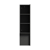 Living Fusion Black Jephson Bedhead with Shelves
