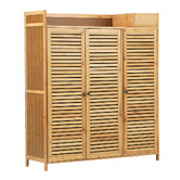 Living Fusion Weber 3 Door Bamboo Shoe Cabinet