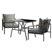 Living Fusion 2 Seater Neriah Outdoor Bistro Set