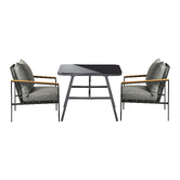 Living Fusion 2 Seater Neriah Outdoor Bistro Set