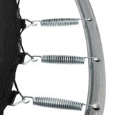 Living Fusion Farrell Trampoline with Safety Net &amp; Basketball Board