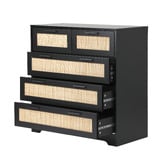 Living Fusion Holly Rattan 5 Drawer Chest