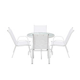 Living Fusion 4 Seater Mirabella Round Outdoor Dining Set
