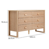 Living Fusion Selene 6 Drawer Chest