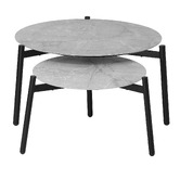 Living Fusion 2 Piece Grey Eliana Outdoor Coffee Table Set