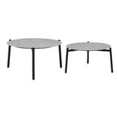 Living Fusion 2 Piece Grey Eliana Outdoor Coffee Table Set