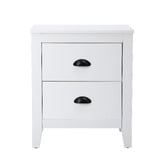 Living Fusion Kaitlin 2 Drawer Bedside Table