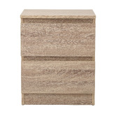 Living Fusion Fynch 2 Drawer Bedside Table