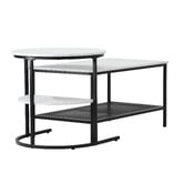 Living Fusion 2 Piece Adrian Nesting Coffee Table Set