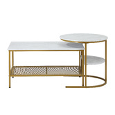 Living Fusion 2 Piece Adrian Nesting Coffee Table Set