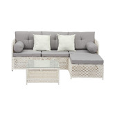 Living Fusion 4 Seater Edwards Outdoor Lounge &amp; Table Set
