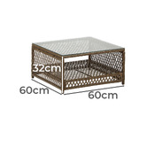 Living Fusion 4 Seater Edwards Outdoor Lounge &amp; Table Set