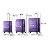 Living Fusion 3 Piece Dryden Lightweight Suitcase Set