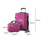 Living Fusion 2 Piece Dryden Lightweight Suitcase Set