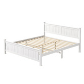 Living Fusion Clara Pine Wood Bed Frame