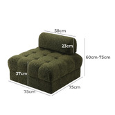 Living Fusion Armati Tufted Accent Chairs