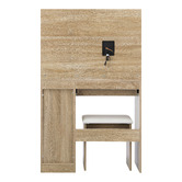 Living Fusion 2 Piece Melrose LED Dressing Table &amp; Stool Set