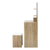 Living Fusion 2 Piece Melrose LED Dressing Table &amp; Stool Set