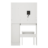 Living Fusion 2 Piece Melrose LED Dressing Table &amp; Stool Set