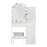 Living Fusion 2 Piece Diana LED Dressing Table &amp; Stool Set