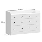 Living Fusion Noah 6 Drawer Chest