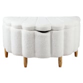 Living Fusion Dante Sherpa Storage Ottoman