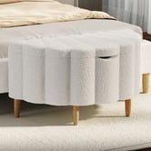 Living Fusion Dante Sherpa Storage Ottoman
