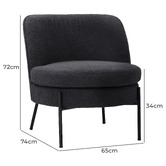 Living Fusion Renzo Sherpa Accent Chair