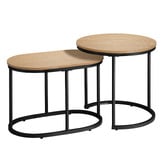 Living Fusion 2 Piece Sherman Nesting Coffee Table Set