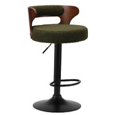 Living Fusion Sevinc Boucle Adjustable Bar Stools