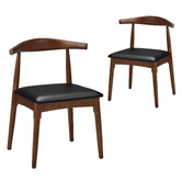 Living Fusion Cassidy Faux Leather Dining Chairs