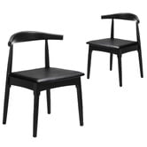 Living Fusion Cassidy Faux Leather Dining Chairs
