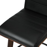 Living Fusion 63cm Osvald PU Leather Swivel Bar Stools