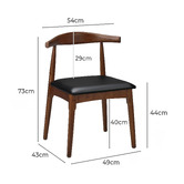 Living Fusion Cassidy Faux Leather Dining Chairs