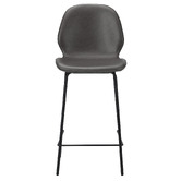Living Fusion 62.5cm Miyo Faux Leather Bar Stools