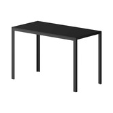Living Fusion 4 Seater Osmund PU Leather Dining Table &amp; Chair Set