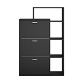 Living Fusion Boros 3 Door Shoe Cabinet