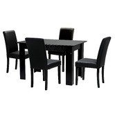 Living Fusion 4 Seater Zoe Extendable Dining Table &amp; Chair Set