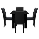 Living Fusion 4 Seater Zoe Extendable Dining Table &amp; Chair Set